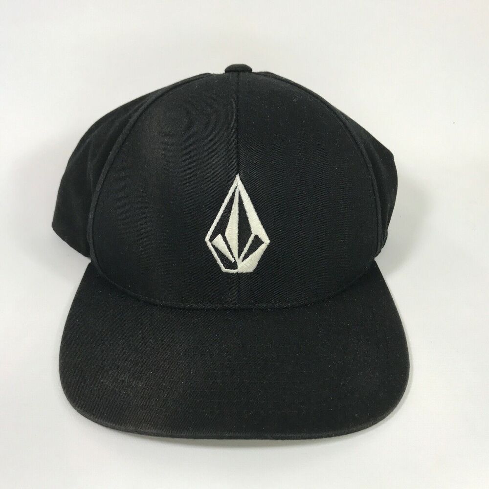 Volcom Mens Hat V Stone Snapback Cap Black - One Size, Skateboard Surf